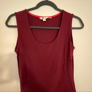 Boden pink scoop neck top